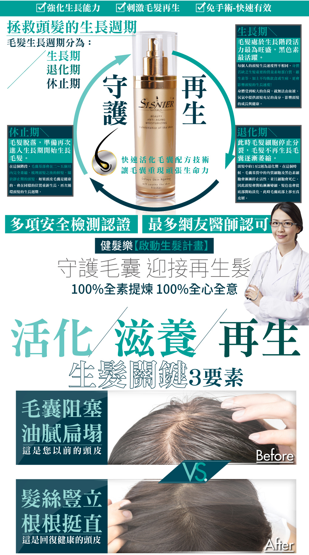 我愛簡單購 IEasyShopping 【髮之鑰】健髮樂-健髮液(15ml)